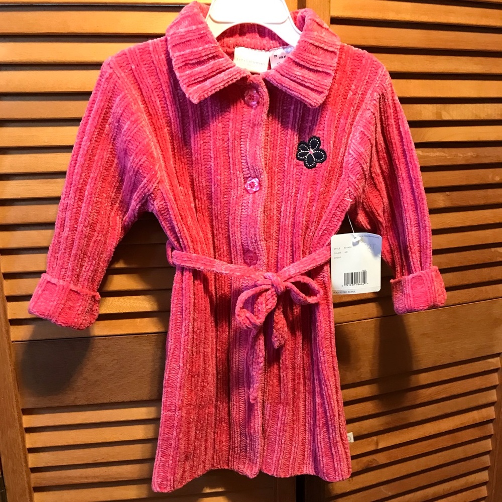 Liz Claiborne Pink Sweater/Coat